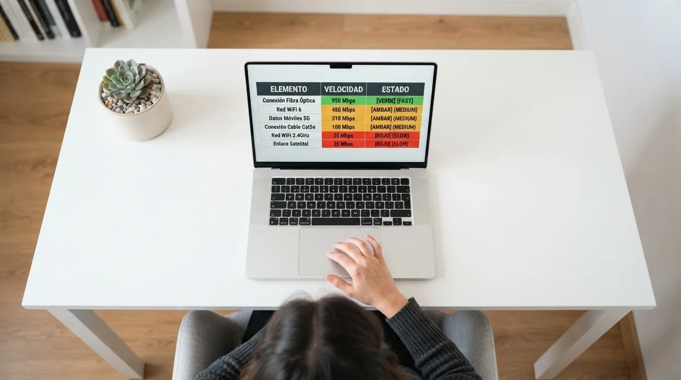 Captura de pantalla de una tabla comparativa con logotipos de casinos online con licencia DGOJ y datos de velocidad de retiro por método de pago